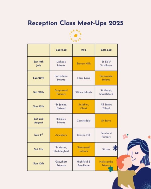 2025 School Starter Meet-Ups